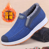 Extra-Large Cotton Shoes for Men, Winter Cotton Shoes for Men, Popular Old Beijing Cotton Shoes, Warm Cotton Shoes for the Elderly