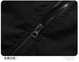 Russian Foreign Trade Trendy Brand Reflective Patchwork Stand-Up Collar Jacket Spring and Autumn Loose Sports Casual Jacket for Men
