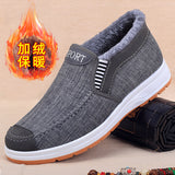 Extra-Large Cotton Shoes for Men, Winter Cotton Shoes for Men, Popular Old Beijing Cotton Shoes, Warm Cotton Shoes for the Elderly