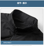 Russian Foreign Trade Trendy Brand Reflective Patchwork Stand-Up Collar Jacket Spring and Autumn Loose Sports Casual Jacket for Men