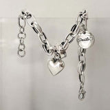 Six-pointed Star Old 925 Sterling Silver Bracelet Women's Autumn and Winter 2025 New Ins Niche Design Cold Style Couple Bracelet