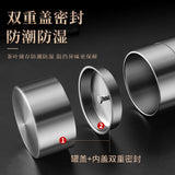 New Product Manufacturers 304 Stainless Steel Tea Cans Small Cans Empty Cans Household Tea Storage Cans Travel Portable Sealed Cans